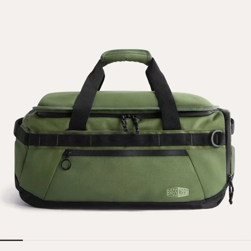 NWT Bagsmart 43L Paz Duffle Backpack Olive Green Black Travel Gym Weekend